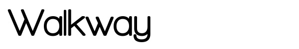 Walkway font preview